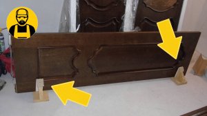 Держатель двери при врезке петель и замка!