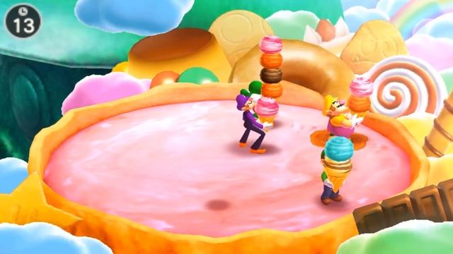 Mario Party The Top 100 - All Mini Games - Yoshi Vs Luigi Vs Waluigi Vs Wario смотреть онлайн