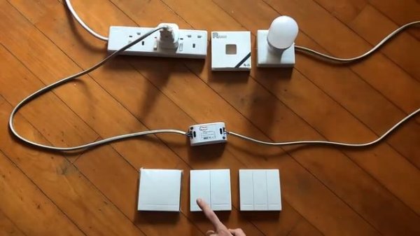 Rubrum Wireless Smart Light Switch RF 433MHz Remote Control Switch AC 90-250V 10A Module 86 Wall