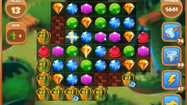 5661 уровень в игре Сокровища Пиратов. смотреть онлайн