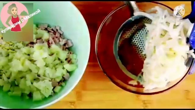 Шикарный салат из ОГУРЦОВ !!! смотреть онлайн