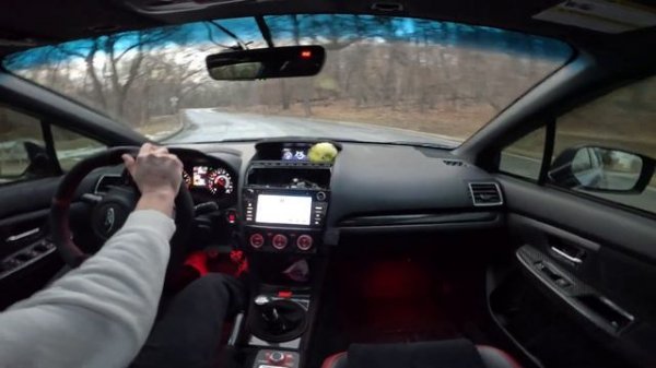 Subaru WRX STI Driving