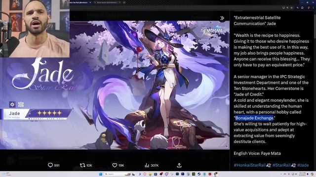 There goes your stellar.. JADES! | Honkai Star Rail Jade Drip Marketing | Gacha Smack Reacts смотреть онлайн