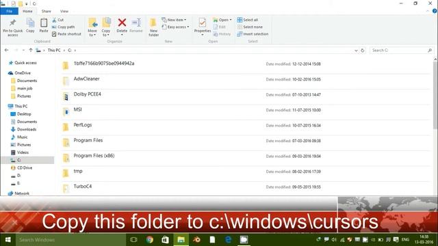 How to change mouse pointer or cursor in Windows 10 - quick tutorial смотреть онлайн