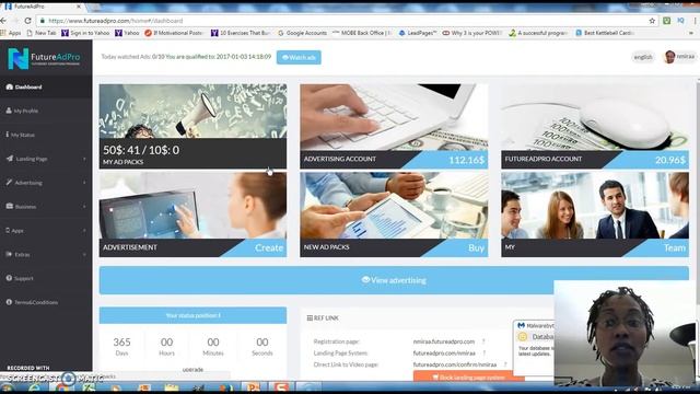 FutureAd Pro Day 123 progress and results by Nengi - invest in yourself смотреть онлайн