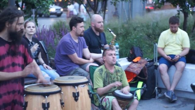 Space Tramps / Космические бродяги - выступление на Маяковской