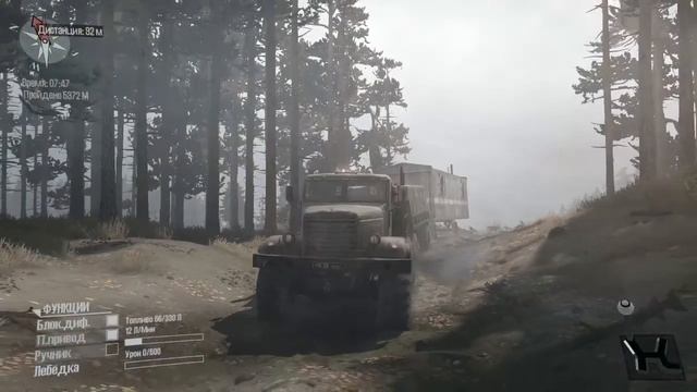 Мud Runner Аналог Spintires. 2 серия Вагон и маленькая тележка смотреть онлайн