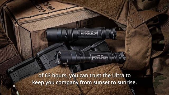 SureFire E2D Defender E2DLU 1000 Lumens Tactical LED Flashlight Review смотреть онлайн