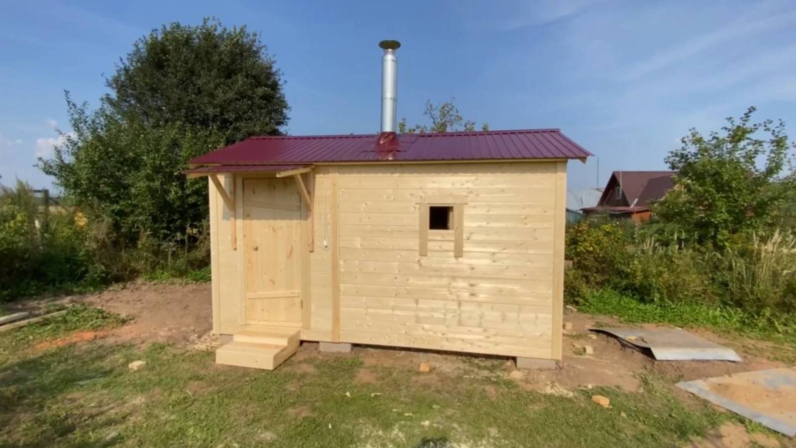 Баня под ключ 2,5х4