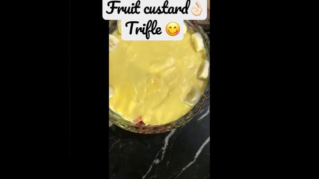 Triffle dessert # fruit custard #food lovers #pakistani#shorts смотреть онлайн