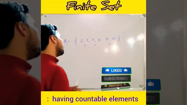 finite set and infinite set | finite set examples | #settheoryclass11| #shorts смотреть онлайн