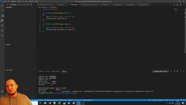 [C++11]std::move, rvalue reference and move constructor features смотреть онлайн