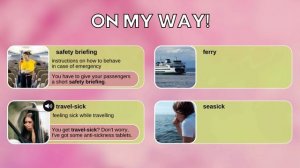 travelling in English | B2 vocabulary | pictures and pronunciation