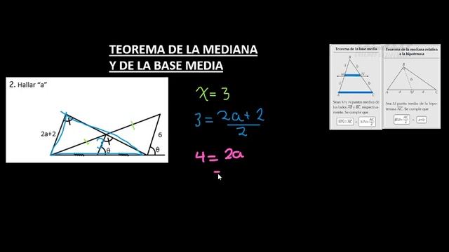 Teorema De La Base Media Y Mediana