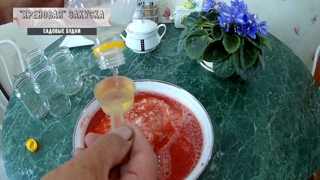 Хреновая закуска рецепт смотреть онлайн