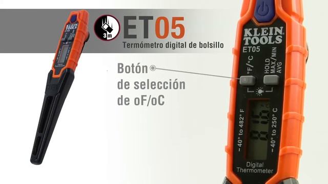Termómetro digital de bolsillo. - Mod. ET05 смотреть онлайн