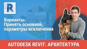 [Курс «Revit Архитектура: Продвинутый»] Варианты. Принять основной, параметры исключения