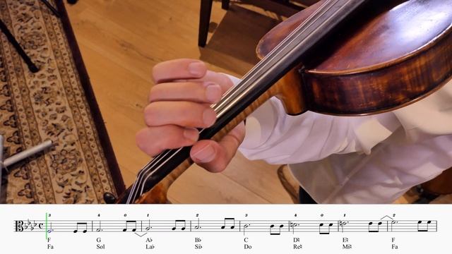 Viola F melodic minor scale, Introduction and slow work through
(♩ = 40) STUDENT смотреть онлайн