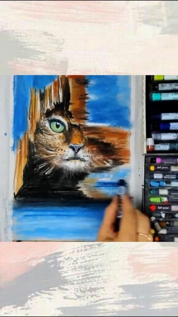 ПОДАРОЧНЫЙ УРОК ПО ССЫЛКЕ В КОММЕНТАРИЯХ #рисуйсомной #арт #живопись смотреть онлайн