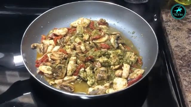 Chicken Pasta Pesto | Pesto Pasta | Quick and easy pasta recipe!! смотреть онлайн