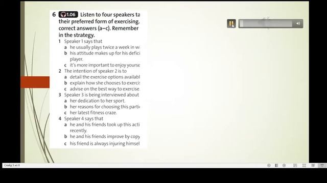 Keeping Fit Grade 11