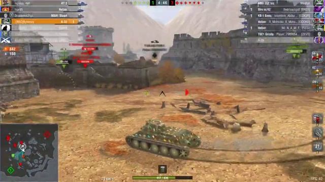 А-32 / Колобанов и 6 фрагов / Форт / Wot Blitz смотреть онлайн