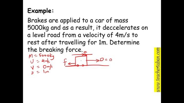 Work Energy theorem