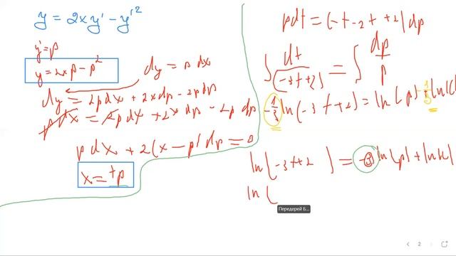 ДР. Заняття 5. ч.2. Рівняння Лагранжа та Клеро