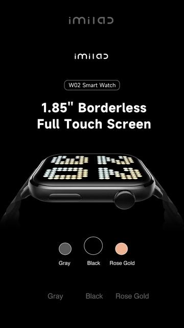 Full Colors of IMILAB W02 Smart Watch ⌚️😍 смотреть онлайн
