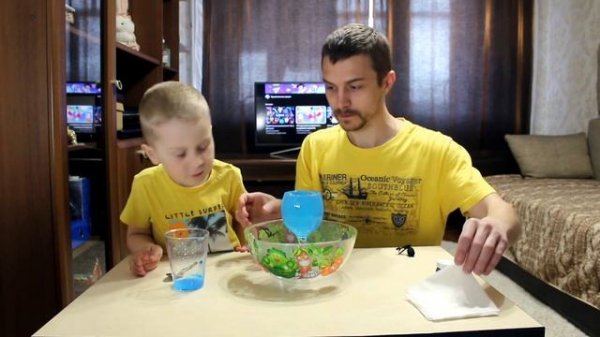 Удивительные свойства бумажной салфетки. Эксперимент с водой