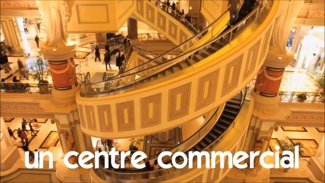 Французский язык для начинающих # 1 time lapse # un centre commercial смотреть онлайн