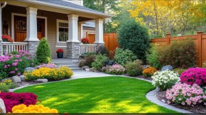 САДЫ США  Приусадебные прекрасные ландшафты