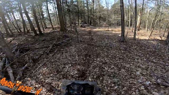 Dirt biking in the woods! Rekluse auto clutch - Kawasaki KX250 - BMW F800GS смотреть онлайн