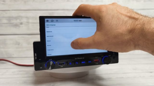 Андроид магнитола Pioneer 6611 меняем язык меню с Английского на Русский