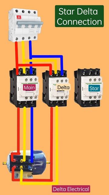 Star Delta Power Wiring. #shorts #electrical #ITI смотреть онлайн