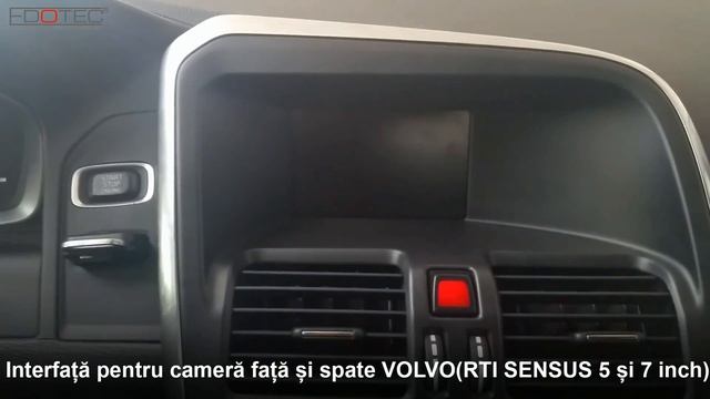Interfață cameră față-spate și senzori video VOLVO XC60 XC90 SENSUS - Edotec Romania смотреть онлайн