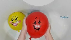 Лопаем шарики🎈🎈🎈  Семья шариков👋😉😀  Учим цвета🌈🌈🌈 на русском языке