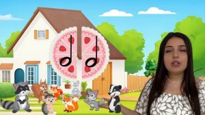 Сольфеджио для самых маленьких. Учим длительности нот. Сказка про енота и его друзей.  Развивашка.