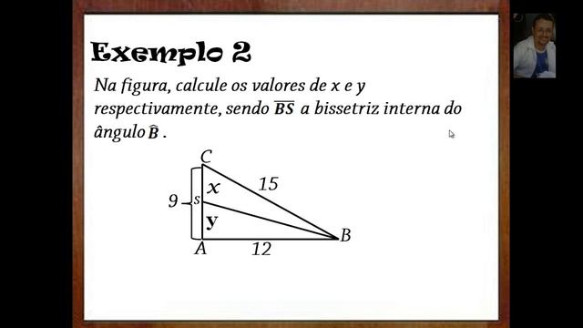 Teorema De Tales E Teorema Das Bissetrizes Matemática Para Vestibular