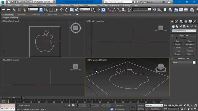 3d max logo design How To Create 3D Logo 3ds Max Tutorial for learning easily смотреть онлайн