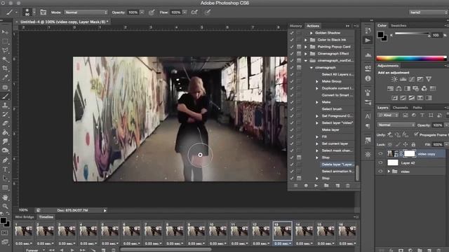 How to make Cinemagraphs in Photoshop in just a few minutes смотреть онлайн
