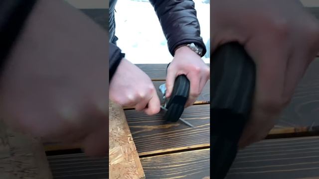 Тест ножа СПАЙДЕР из стали S390 на колесе для поддона смотреть онлайн