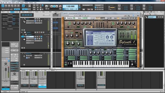 Cakewalk Sonar X3. Les. 5. Input Output. Track controls смотреть онлайн