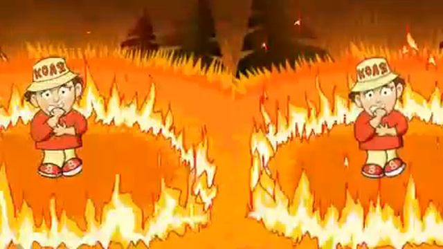 Пожар в лесу - мультфильм для детей Vs Безопасность - это важно! Пожар в лесу.