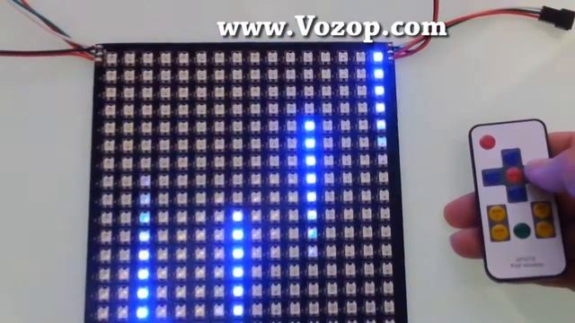WS2812B Screen Display Addressable LED Panel 256 Pixels Light смотреть онлайн