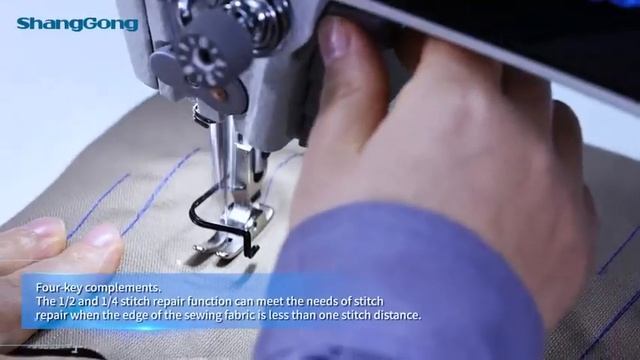 SGGEMSY S3, Automatic Lockstitch Sewing machine. Suit for heavy, light and elastic fabrics! смотреть онлайн