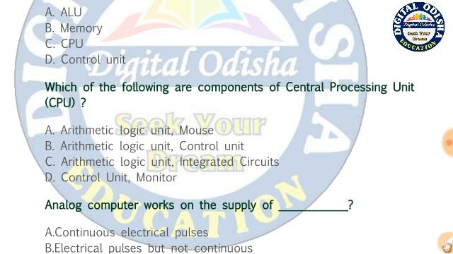 କମ୍ପୁଟର ଜିକେ ମସାଲା || ଭାଗ -14 || computer class for osssc junior clerk || by digital odisha смотреть онлайн
