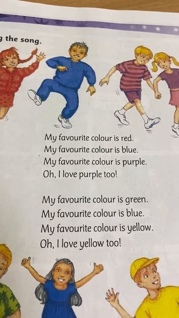 Английский детям: Песенка : My favorite color/1класс смотреть онлайн