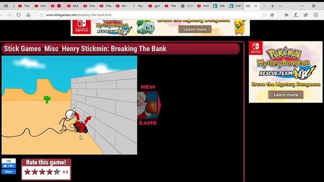 Henry Stickman Breaking The Bank Gameplay Footage смотреть онлайн
