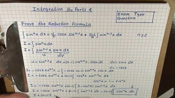 Calculus 2 ∫( Integration by Parts 4 )